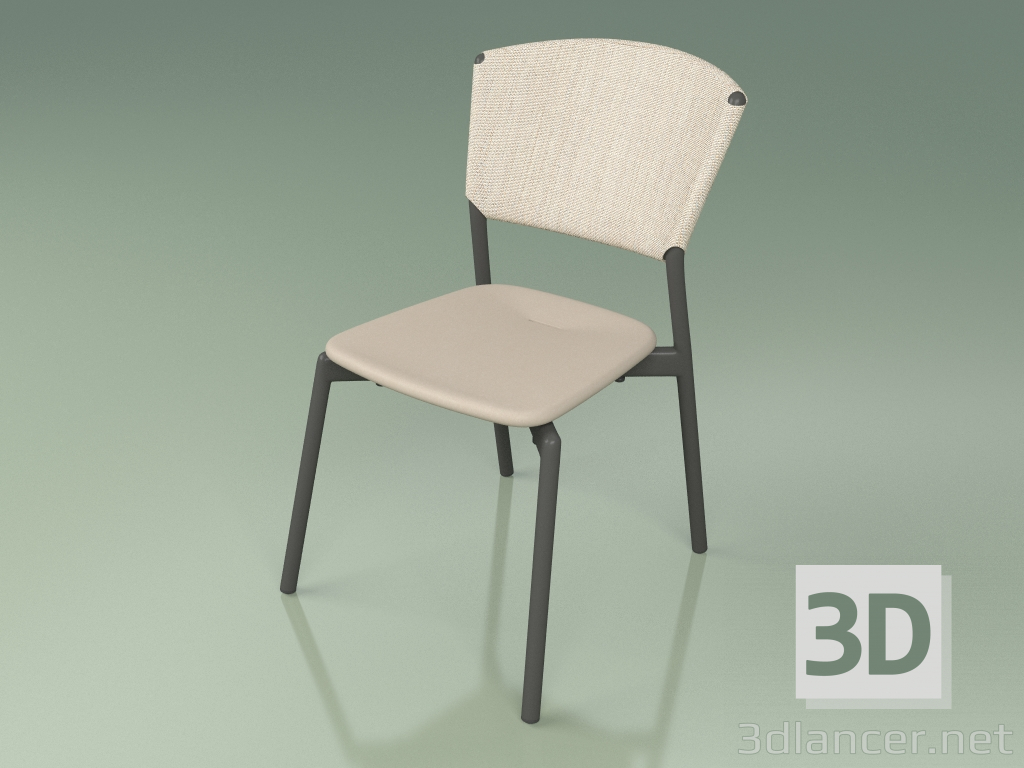 3D Modell Stuhl 020 (Metallrauch, Sand, Polyurethanharz Maulwurf) - Vorschau