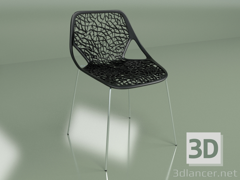 3D modeli Sandalye Caprice 2 (siyah) - önizleme
