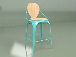 Bar stool Louix (turquoise)