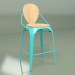 3d модель Барный стул Louix (бирюзовый) – превью
