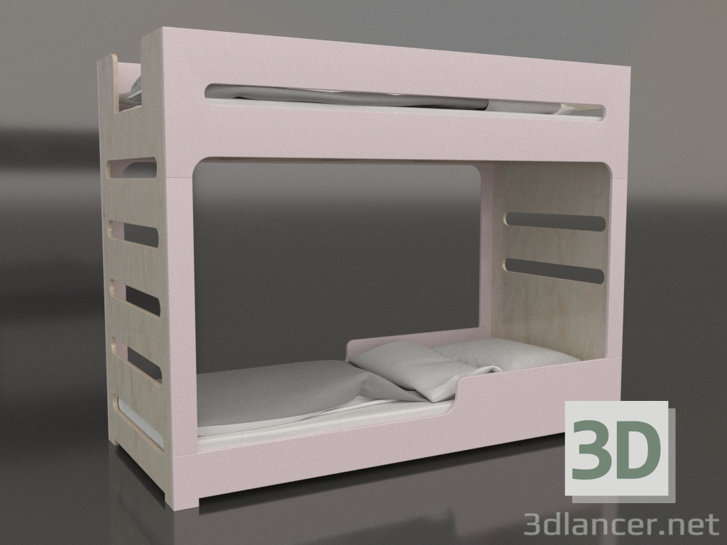 3d модель Ліжко двоярусне MODE F (UPDFA2) – превью