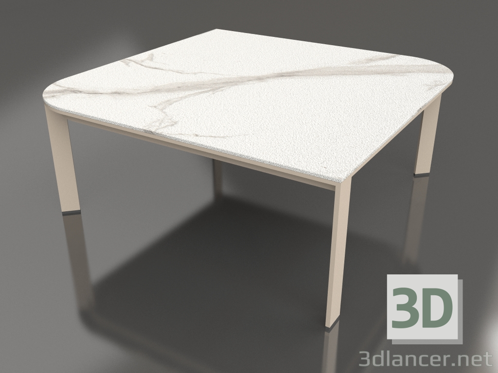 modello 3D Tavolino 90 (Sabbia) - anteprima