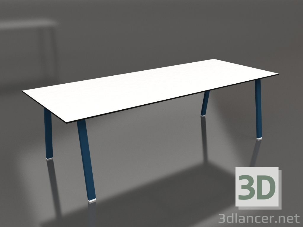 Modelo 3d Mesa de jantar 250 (azul cinza, fenólica) - preview