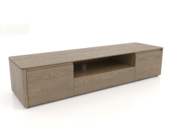 टीवी स्टैंड, ओक विनियर फ़िनिश W (200x55x42.5 सेमी)