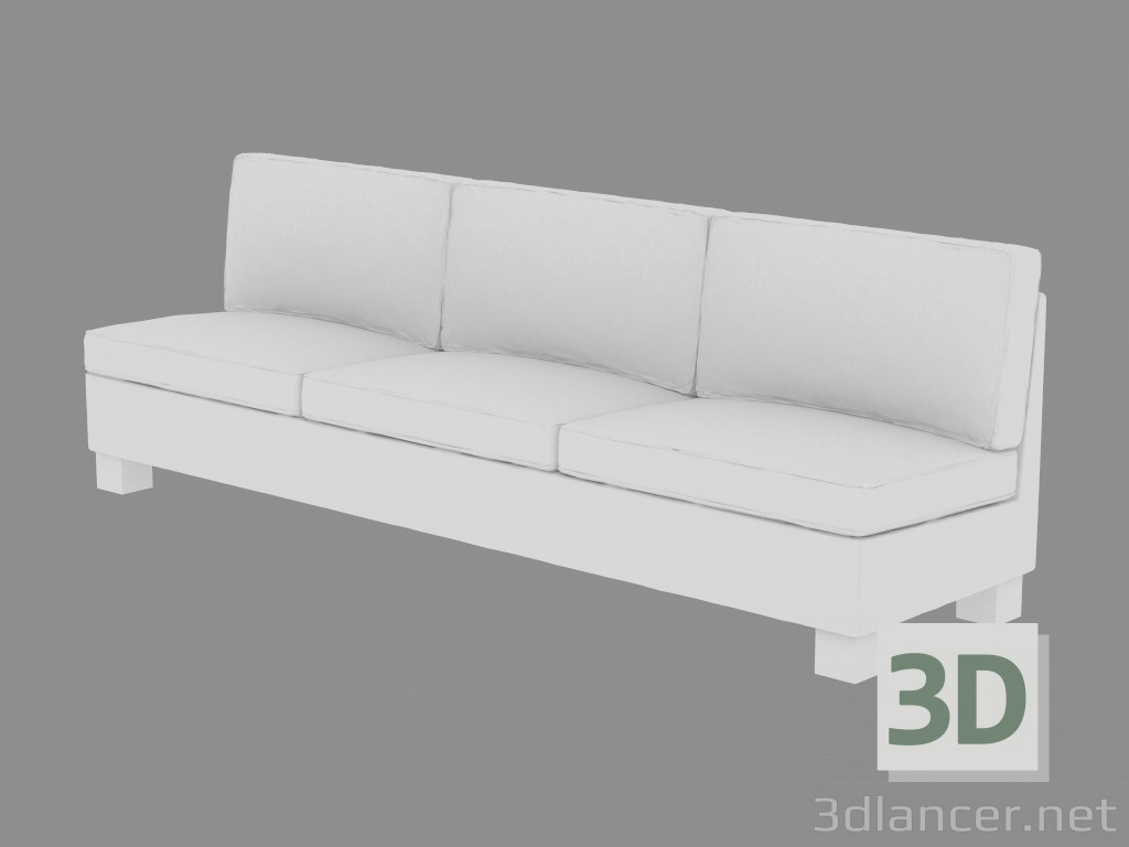 3d model sofás triples 56 Kivik - vista previa