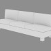 3d model Triple sofa 56 Kivik - preview