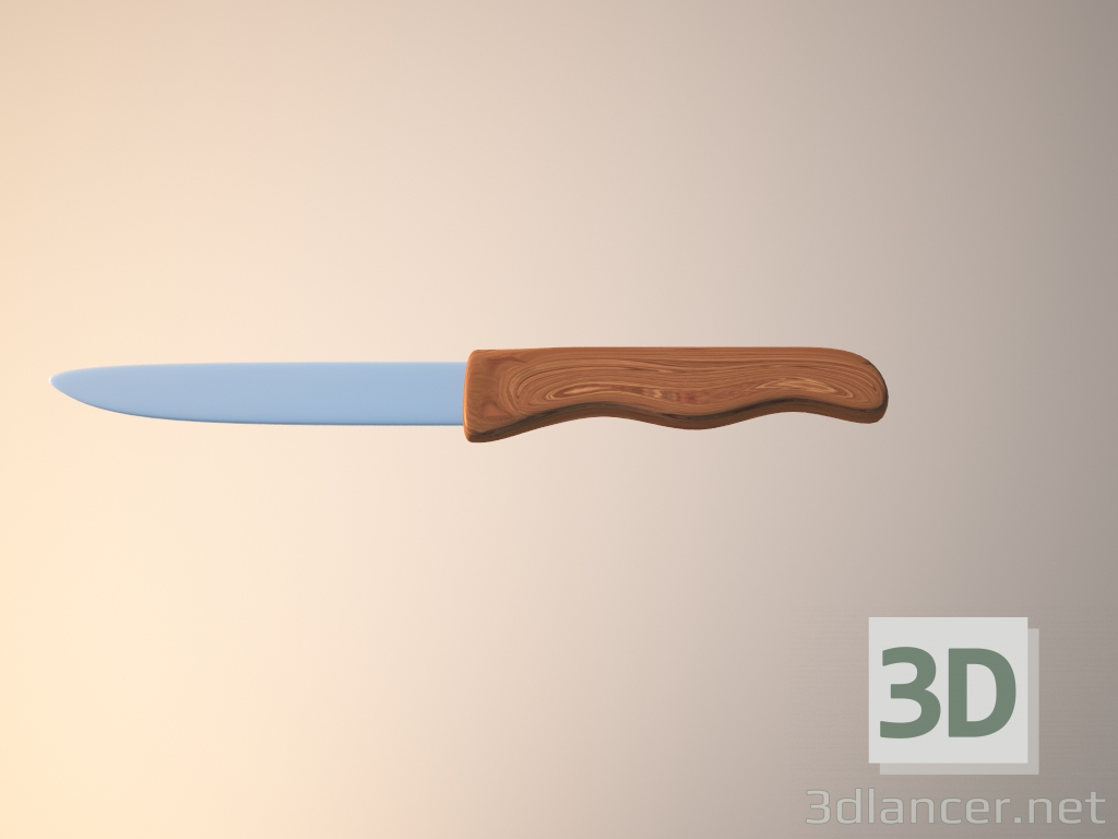 3d model knife knife - preview