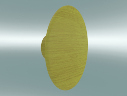 Крюк для одягу Dots Wood (Ø13 cm, Yellow)