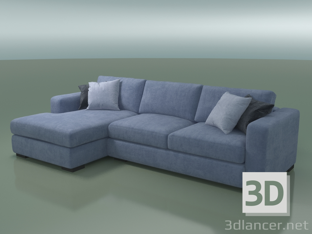 3d model Sofá de esquina (módulo 5 + 10) - vista previa