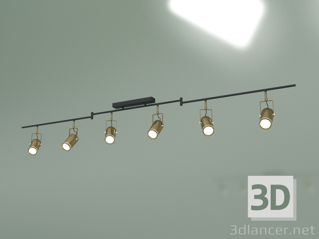 modello 3D Lampada da soffitto 20063-6 Led - anteprima