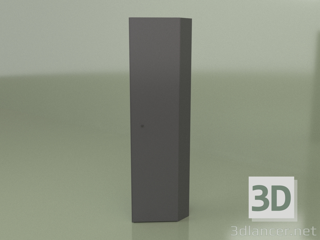 modello 3D Mobile ad angolo Lf 124 (Antracite) - anteprima