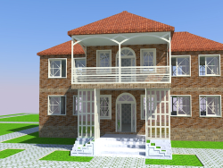 two-storey house