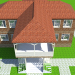 modèle 3D maison à deux étages - preview