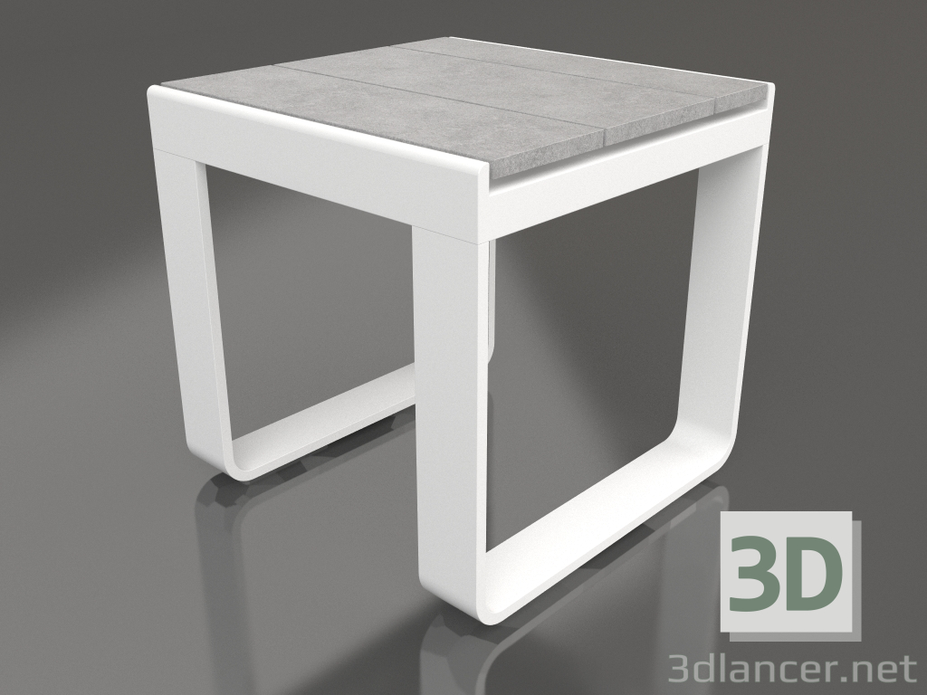 3D modeli Orta sehpa 42 (DEKTON Kreta, Beyaz) - önizleme