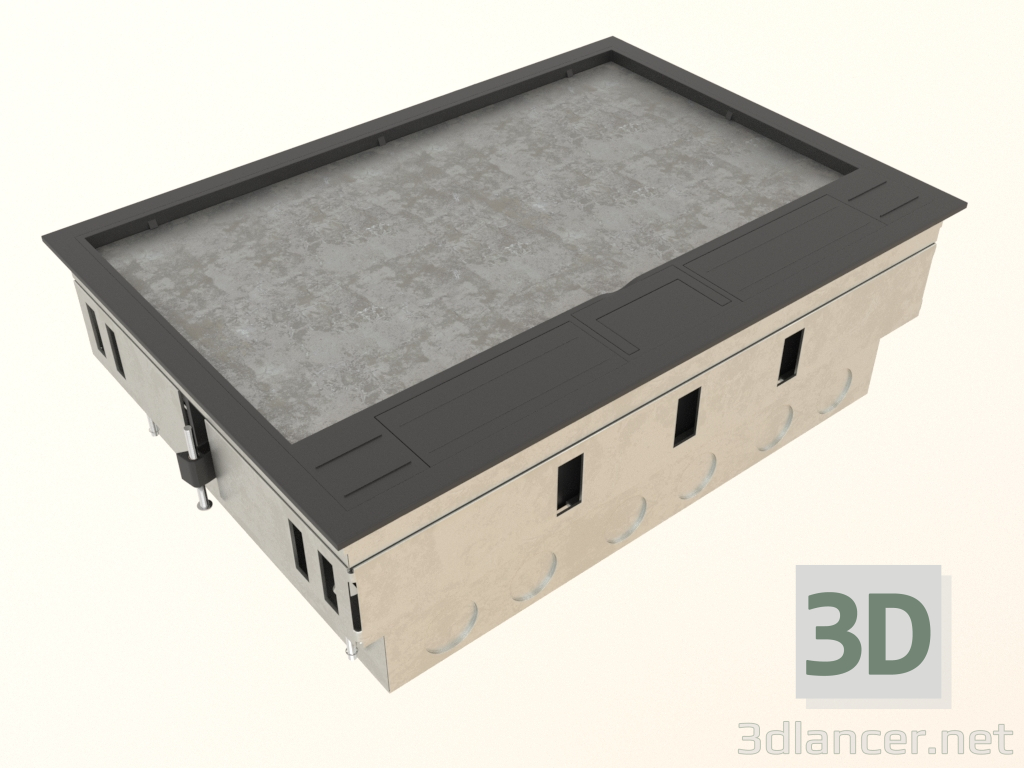 modèle 3D Trappe de sol pour 24 modules (DFB24) - preview