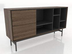 Cabinet 1 1600x400 mm (lightened ash walnut)