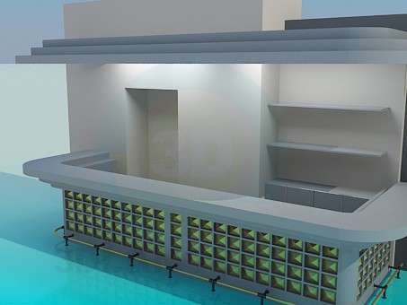 modelo 3D Bar - escuchar modelo 3D Bar - escuchar