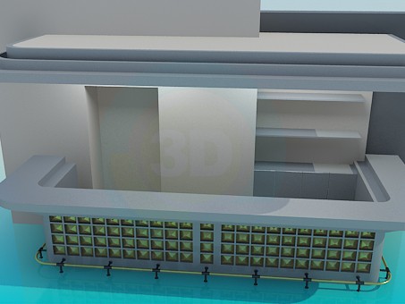 modelo 3D Bar - escuchar modelo 3D Bar - escuchar