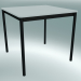 3d model Square table Base 80X80 cm (White, Black) - preview