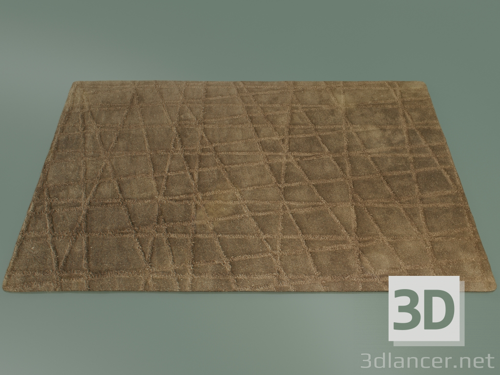 3d model Cruz de alfombra (S26, camello) - vista previa