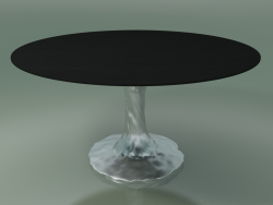 Round dining table (136, Black Lacquered)