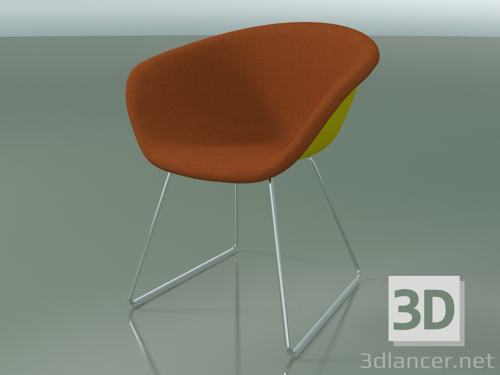 Modelo 3d Cadeira 4210 (sobre patins, com acabamento frontal, PP0002) - preview