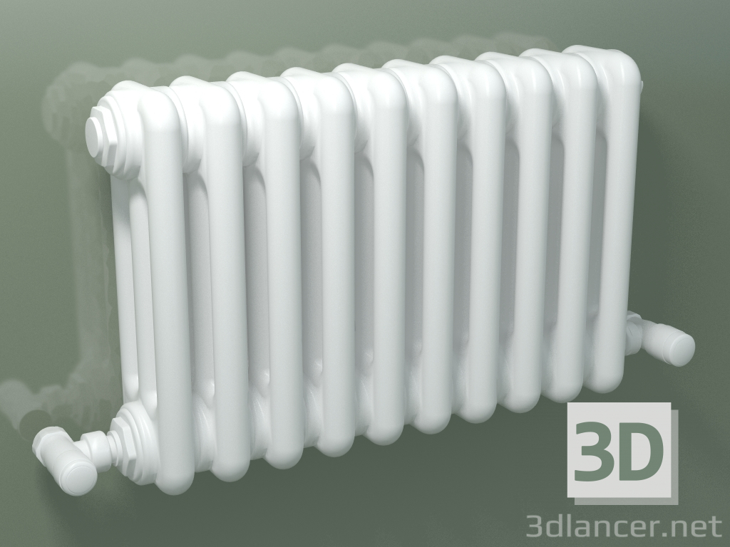 3d модель Трубчастий радіатор PILON (S4H 3 H302 10EL, білий) – превью