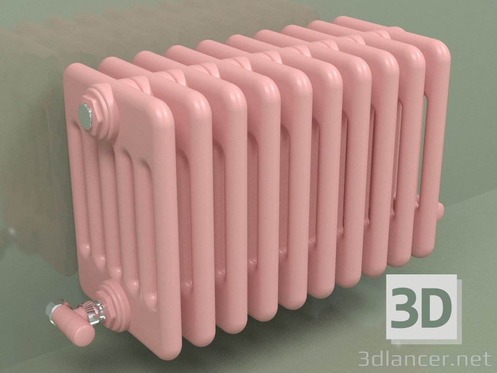 3d модель Радиатор TESI 6 (H 300 10EL, Pink - RAL 3015) – превью