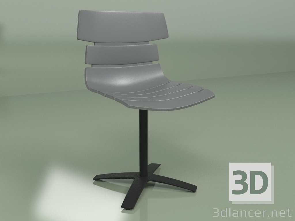3D modeli Sandalye Tekno (gri) - önizleme