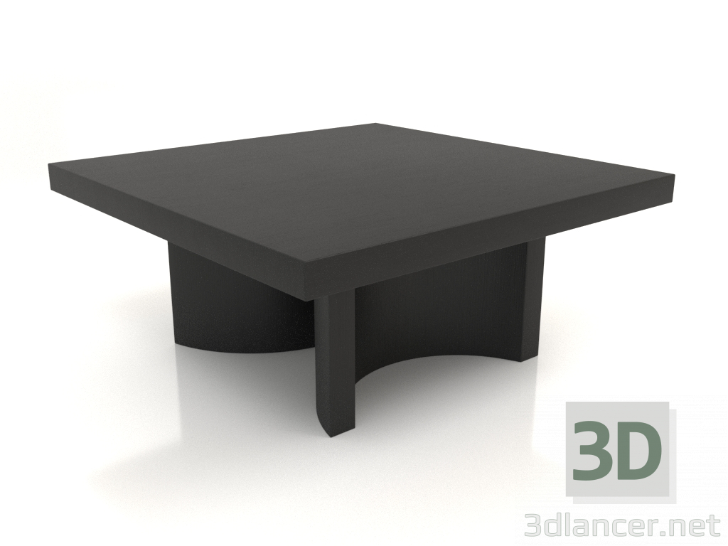 modello 3D Tavolino JT (800x800x350, legno nero) - anteprima