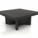 3d model Coffee table JT (800x800x350, wood black) - preview
