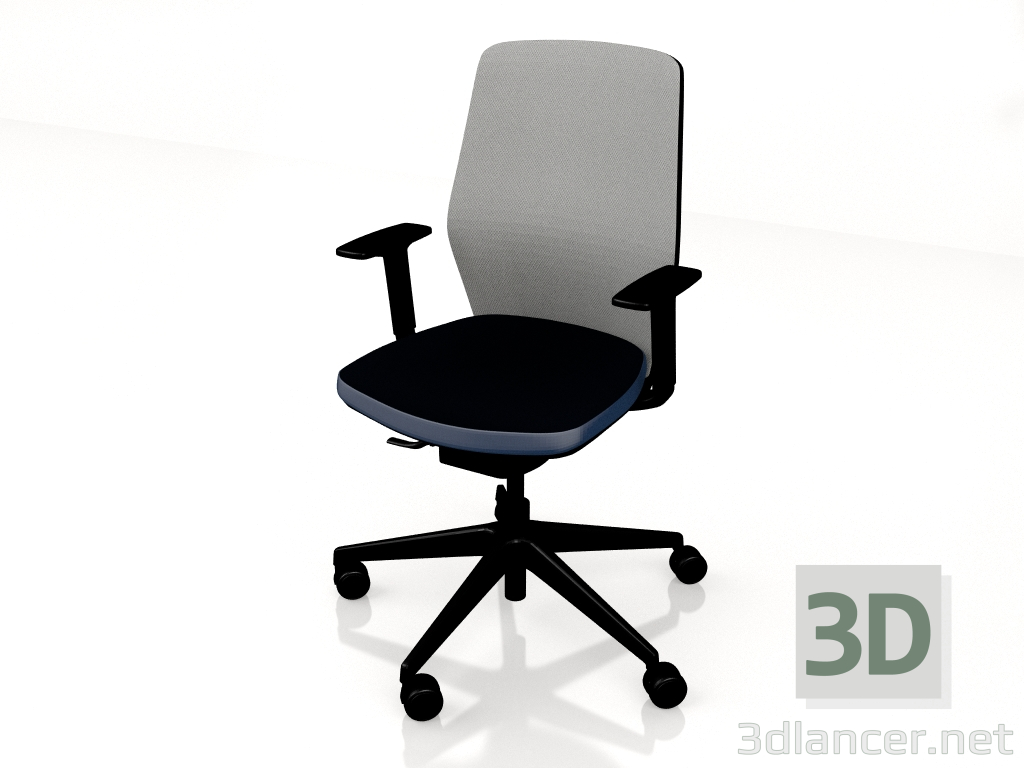 modello 3D Sedia da ufficio Evo EV01 - anteprima