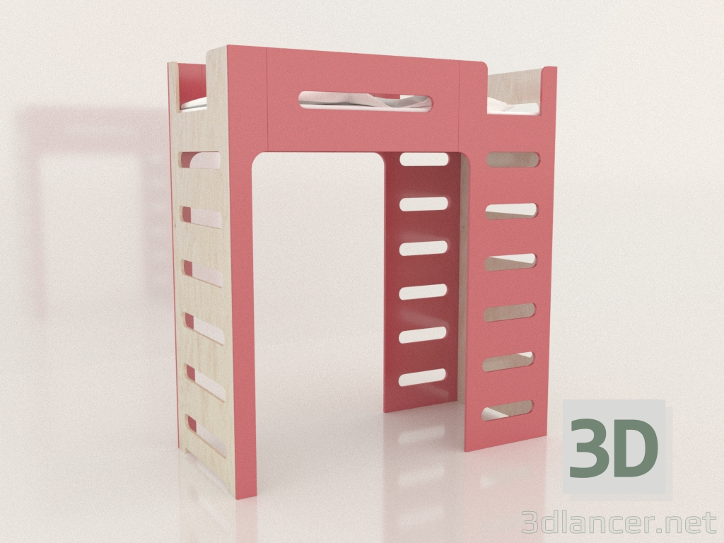 modèle 3D Lit mezzanine MOVE GR (FEMGR0) - preview