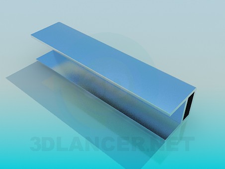 modelo 3D Muebles de Perfil aluminio - escuchar modelo 3D Muebles de Perfil aluminio - escuchar