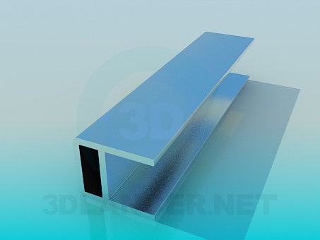 modelo 3D Muebles de Perfil aluminio - escuchar modelo 3D Muebles de Perfil aluminio - escuchar