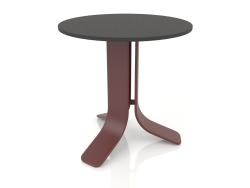 कॉफ़ी टेबल Ø50 (वाइन रेड, डेकटन डोमूज़)