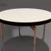 3d model Round coffee table Ø90x36 (Black, DEKTON Danae) - preview