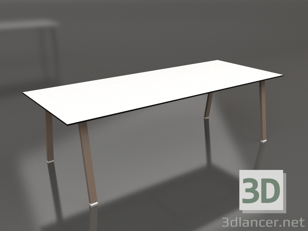3 डी मॉडल डाइनिंग टेबल 250 (कांस्य, फेनोलिक) - पूर्वावलोकन