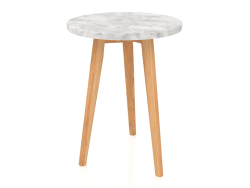 Side table made of white stone S