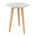 3d model Side table made of white stone S - preview