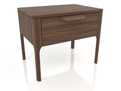 Тумба прикроватная, отделка шпон орех (55x39.5x45.4 см)