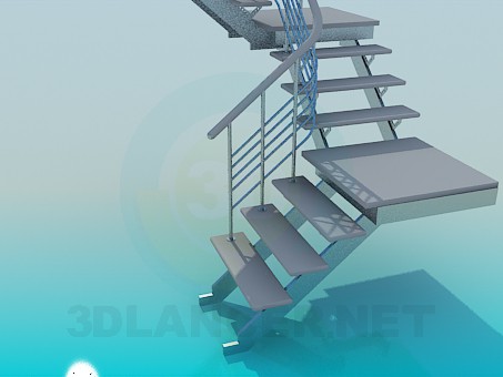 3 डी मॉडल सीढ़ी - पूर्वावलोकन