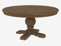 Dining table round 60 "ROUND TRESTLE TABLE (8831.1001.L)