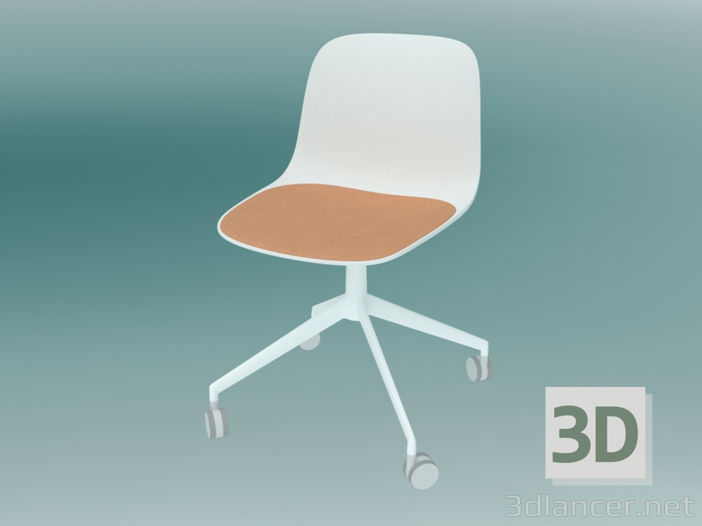 modèle 3D Chaise à roulettes SEELA (S342) - preview