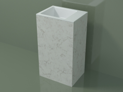 Ayaklı lavabo (03R126103, Carrara M01, L 48, P 36, H 85 cm)