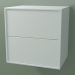 3d model Double drawer (8AUACA01, Glacier White C01, HPL P01, L 48, P 36, H 48 cm) - preview
