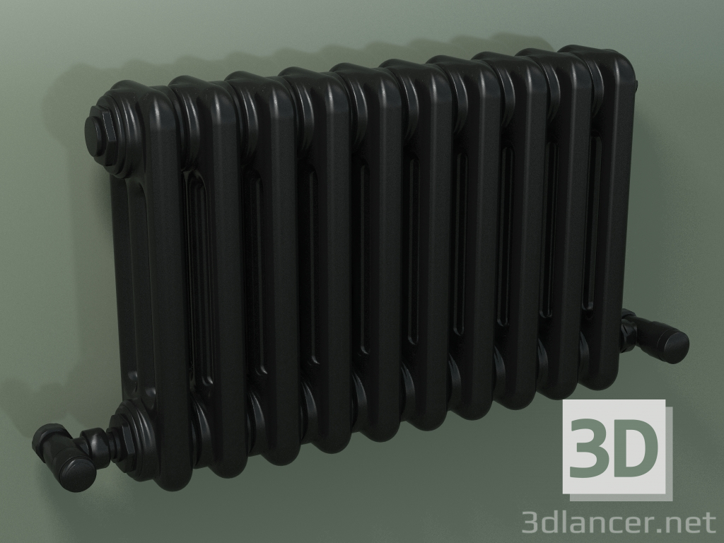 3d model Tubular radiator PILON (S4H 3 H302 10EL, black) - preview