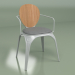 modèle 3D Chaise Louix avec coussin (gris chaud) - preview
