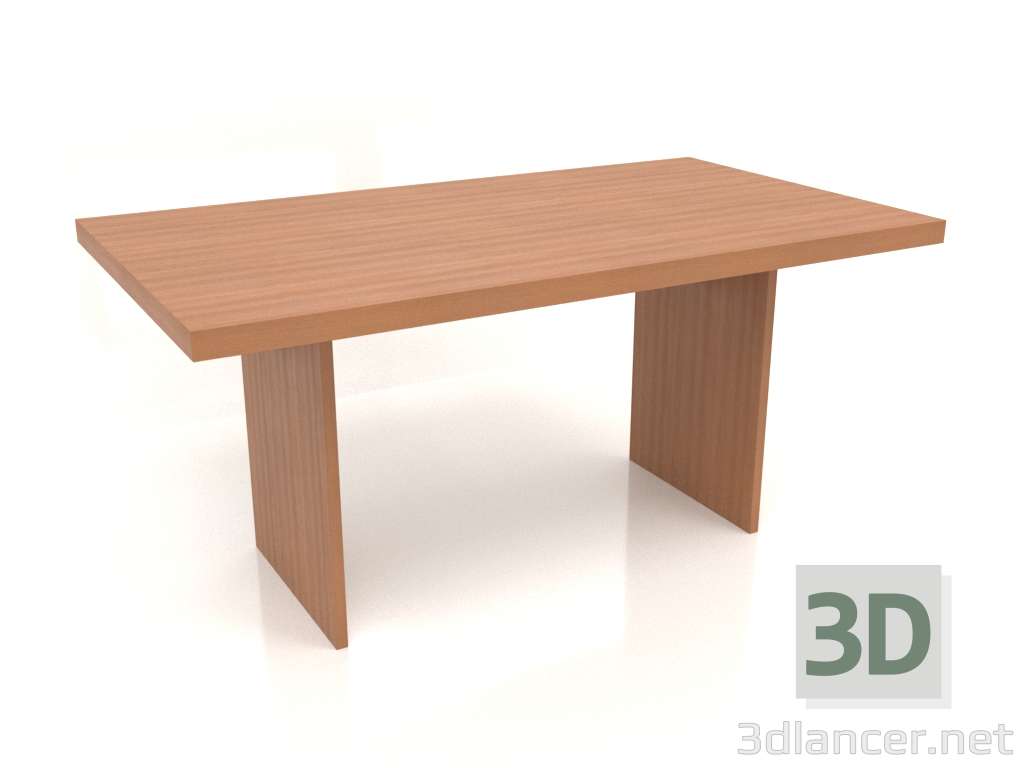 modello 3D Tavolo da pranzo DT 13 (1600x900x750, legno rosso) - anteprima