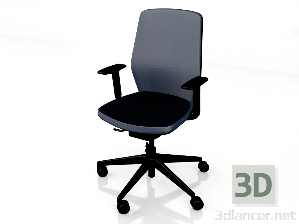 modèle 3D Chaise de bureau Evo EV02 - preview
